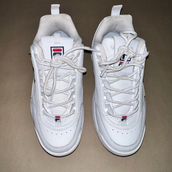 FILA DISRUPTOR II PREMIUM Women's Sneakers White 8.5 - Picture 6 of 9
